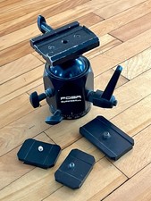 FOBA SUPERBALL - LARGE Professional tripod ball head w/ 3 camera plates