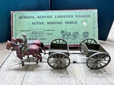 Britains: Rare Boxed Set 1331 - Limbered Wagon. Pre War c1930s