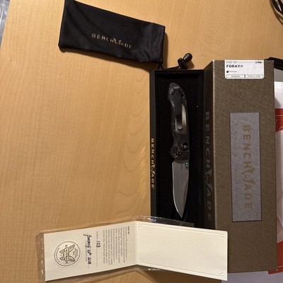 Benchmade Foray Gold Class Damascus 698-181  