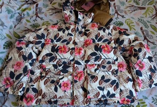 Gucci x The North Face giallo rosa piumino bomber giacca donna XS