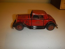 Vintage Marx toys fire chief speedway coupe
