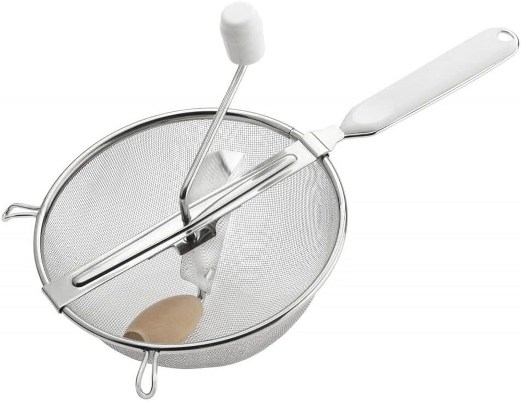 Passiersieb Edelstahl 20cm für Pürieren und Entsaften, einfache Handhabung