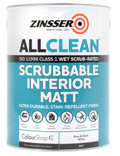 Zinsser Allclean® Scrubbable Matt Interior Paint 2.5L