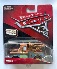 Disney Pixar Cars 3 MATER WITH TOWING SALVAGE BONUS CARD Read Description