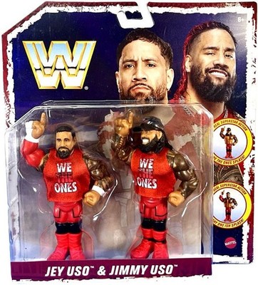 Bloodline WWE Retro 2 Pack Roman Reigns Solo Sikoa Mattel