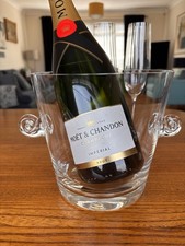 Stunning Mid Century Tiffany & Co Crystal Glass Champagne Wine Ice Bucket