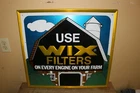 Vintage Wix Farm Filters Gas Oil Tractor John Deere IH 27" Embossed Metal Sign
