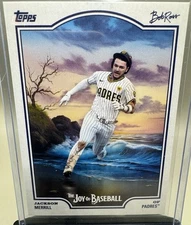 Jackson Merrill 2nd Year Card 2025 Topps X Bob Ross The Joy of Baseball Padres