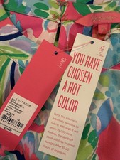 Lilly Pulitzer NWT Tallulah Maxi Dress Vibrant Lilly Colors XL NEW w/tags