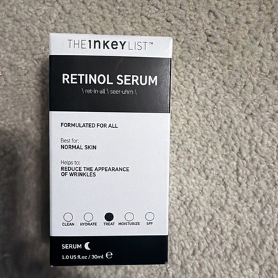 The Inkey List Retinol Face Serum 1oz / Anti-Aging Facial, New