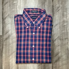 Gant Blazer Plaid Long Sleeve Button Down - 15.5 33 Medium