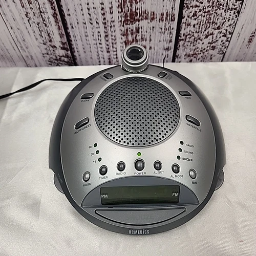 HoMedics SoundSpa Projection Clock Radio