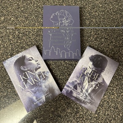 Eternal Embers The Kingmaker and The Rebel King Kennedy Ryan Signed Set
