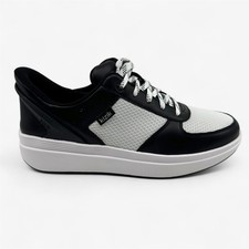 Kizik Brisbane Black White Womens Athletic Sneaker