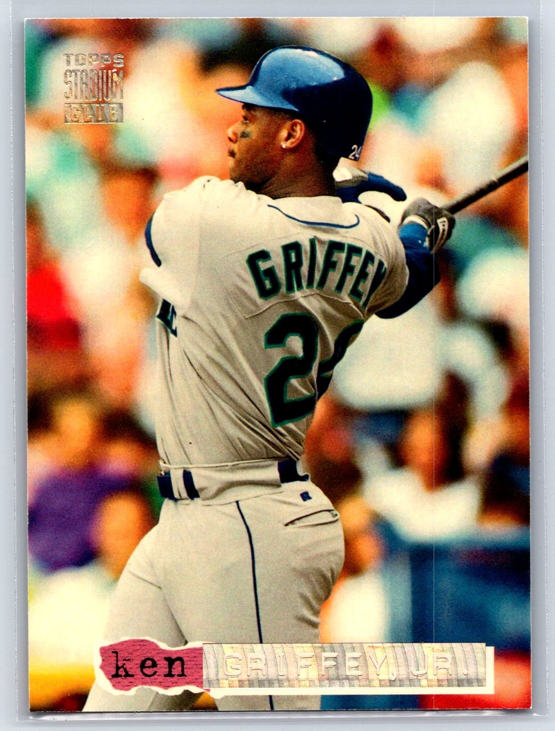 1994 Topps Stadium Club - Ken Griffey Jr #85 Golden Rainbow