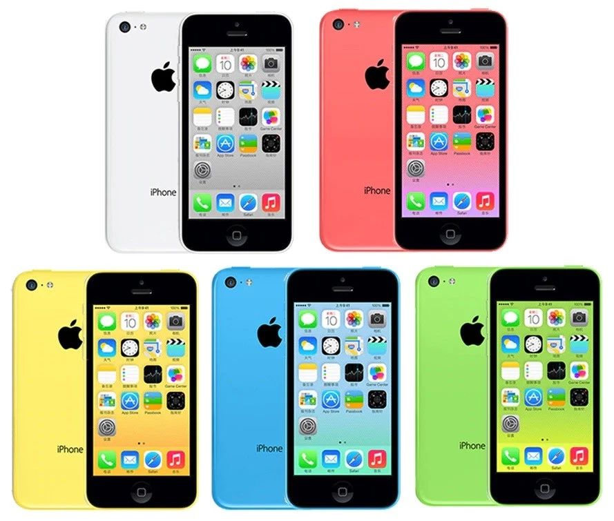 Apple iPhone 5C 8GB Blau Pink Gelb Weiß Grün LTE 4G 10,16 cm (4 Zoll) Swap NEU - Bild 1 von 1