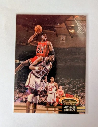 Topps 1992-93 Stadium Club Michael Jordan #1 Chicago Bulls Basketball Card