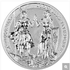 10 OZ .999 PURE SILVER GALIA & GERMANIA ROUND BULLION COIN COA ARTWORK GIRLS