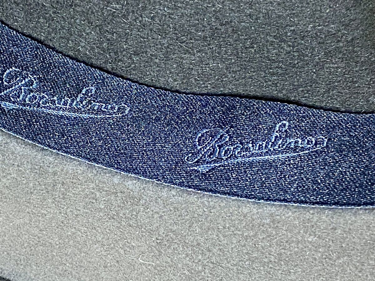 Borsalino Alessandria #1857 Men's Olive Rain Proof Fedora Borsalino Alessandria #1857 Men's Olive Rain Proof Fedora