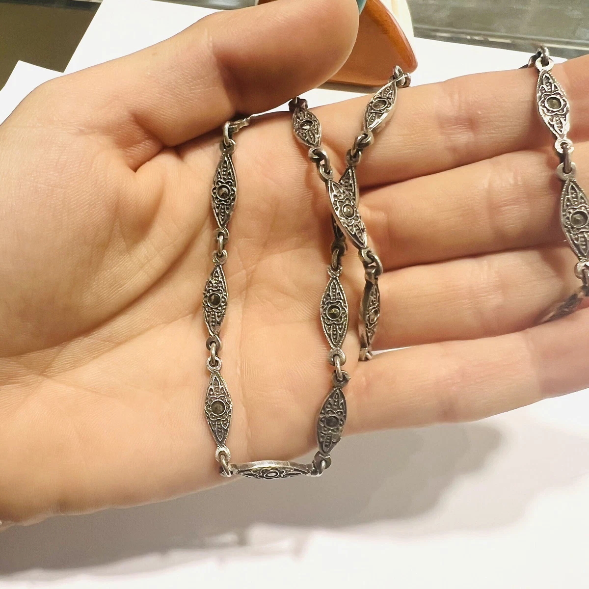 Antique marcasite deals jewelry