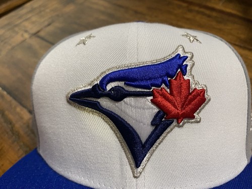 Toronto Blue Jays 18 All Star Game Blue White Gray New Era Fitted 7 3/4 Green UV - Picture 8 of 18