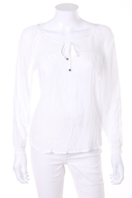 ESPRIT Tunic Blouse Smok Details D 32 off-white
