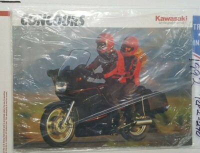 NOS Kawasaki 1992 Concours Brochure 99969-2217 (tzp-290) | eBay