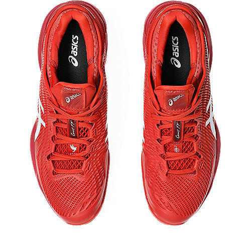 【極美品】COURT FF3 NOVAK （AC）Rust/White 26cm COURT FF 3 NOVAK（オールコート） テニス JP - Asics