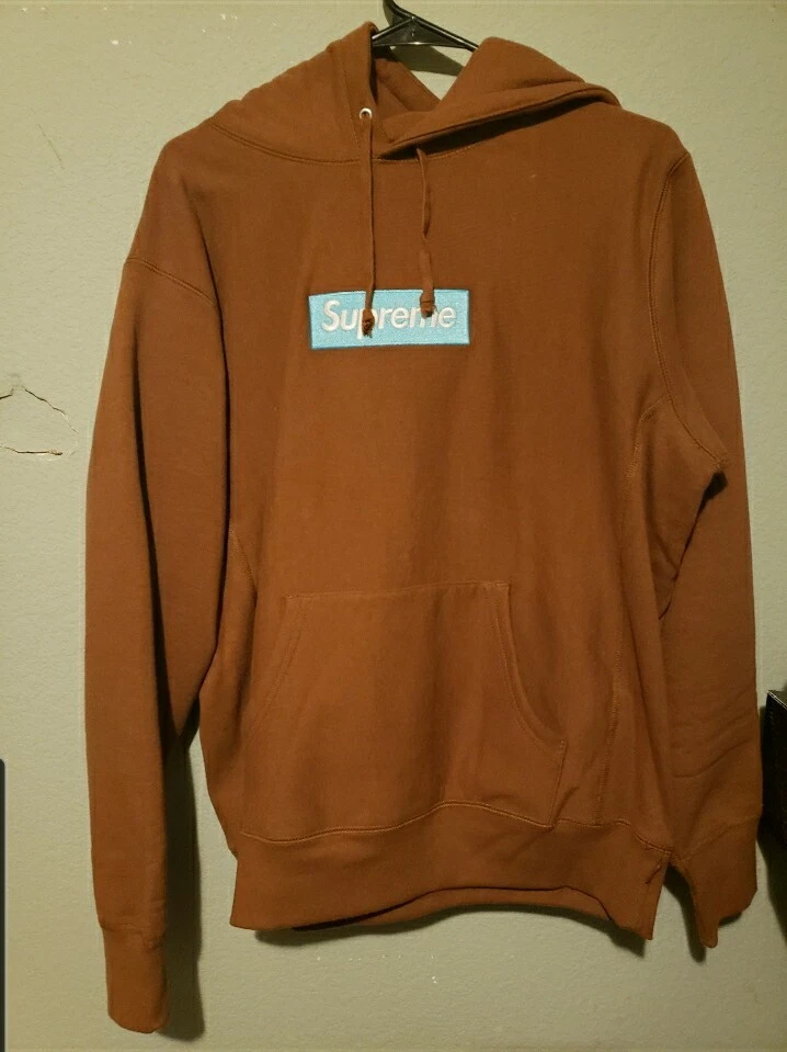 Supreme box logo hoodie - Brown