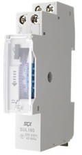 INTERRUTTORE ORARIO TIMER SWITCH RELE' OROLOGIO GIORNALIERO MECCANICO MODULO DIN