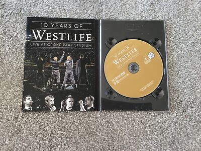 10 Years of Westlife - Live at Croke Park Stadium DVD (2008) VGC