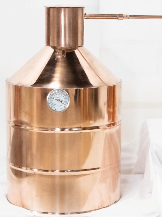 20 Gallon Copper Moonshine Still with Worm and Thumper  from Vengeance Stills