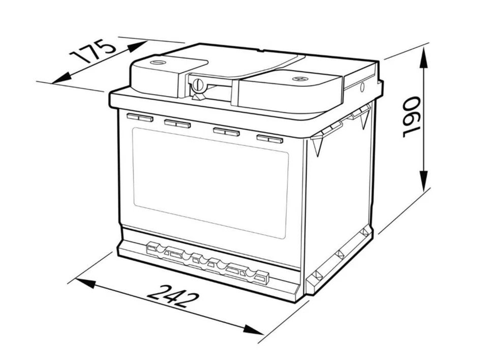 AGM Start/Stop Battery 60AH 660A.  BMW AUDI VW SKODA SEAT - Image 2 of 4