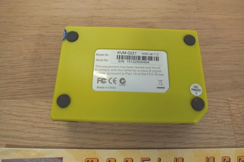 LEVELONE KVM-0221 2-Port USB VGA Audio KVM - TESTED | VG+ - Bild 7 von 7