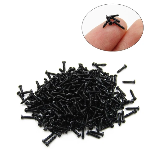 Black Self Tapping Screw Phillips Pan Head Small Micro M1 M1.2 M1.4 M1.6 M1.7 M2 - Picture 8 of 8
