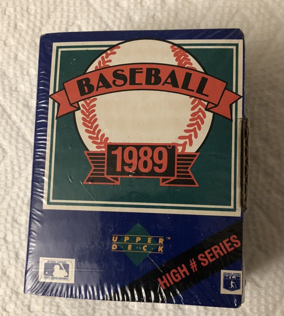 Vintage Upper Deck 1989 Baseball High # Series Card Set SEALED IN BOX