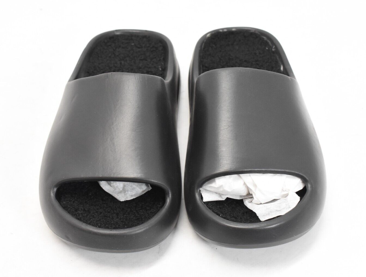 Pretty Little Thing Black Teddy Contrast Rubber Ribbed Sole