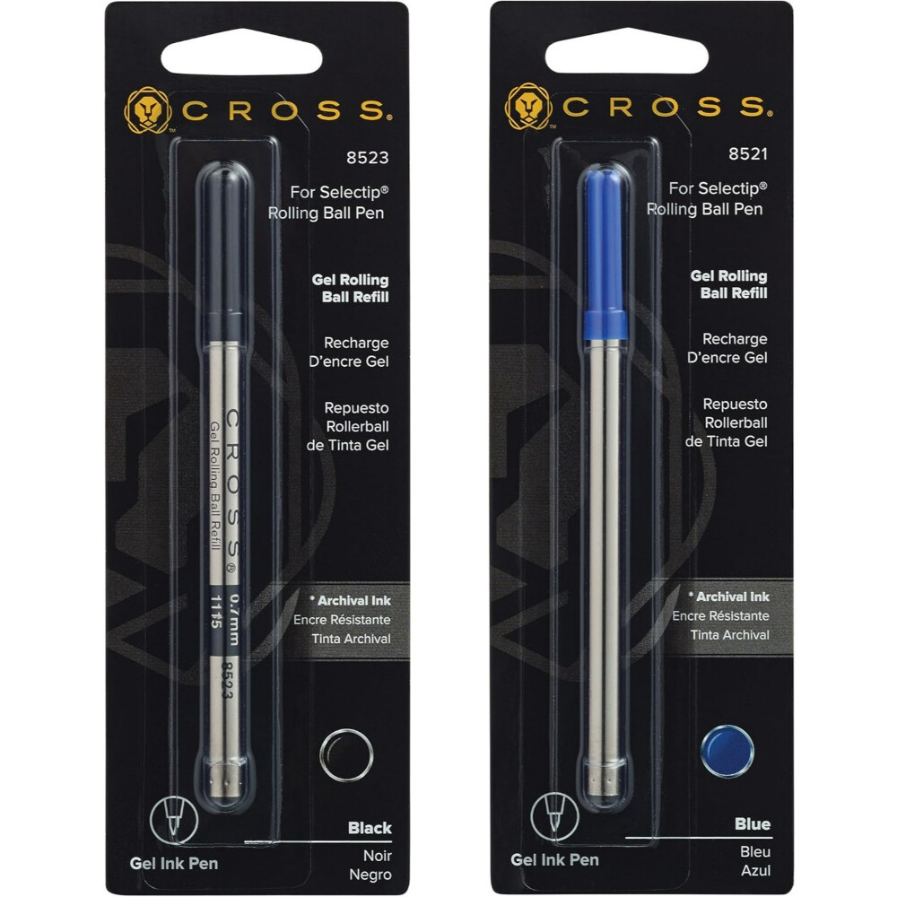 Cross Rollerball Pen Refill Original - Select Colour & Nib Size