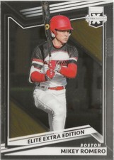 2022 Panini Elite Extra Optic Mikey Romero SP RC Rookie Boston Red Sox