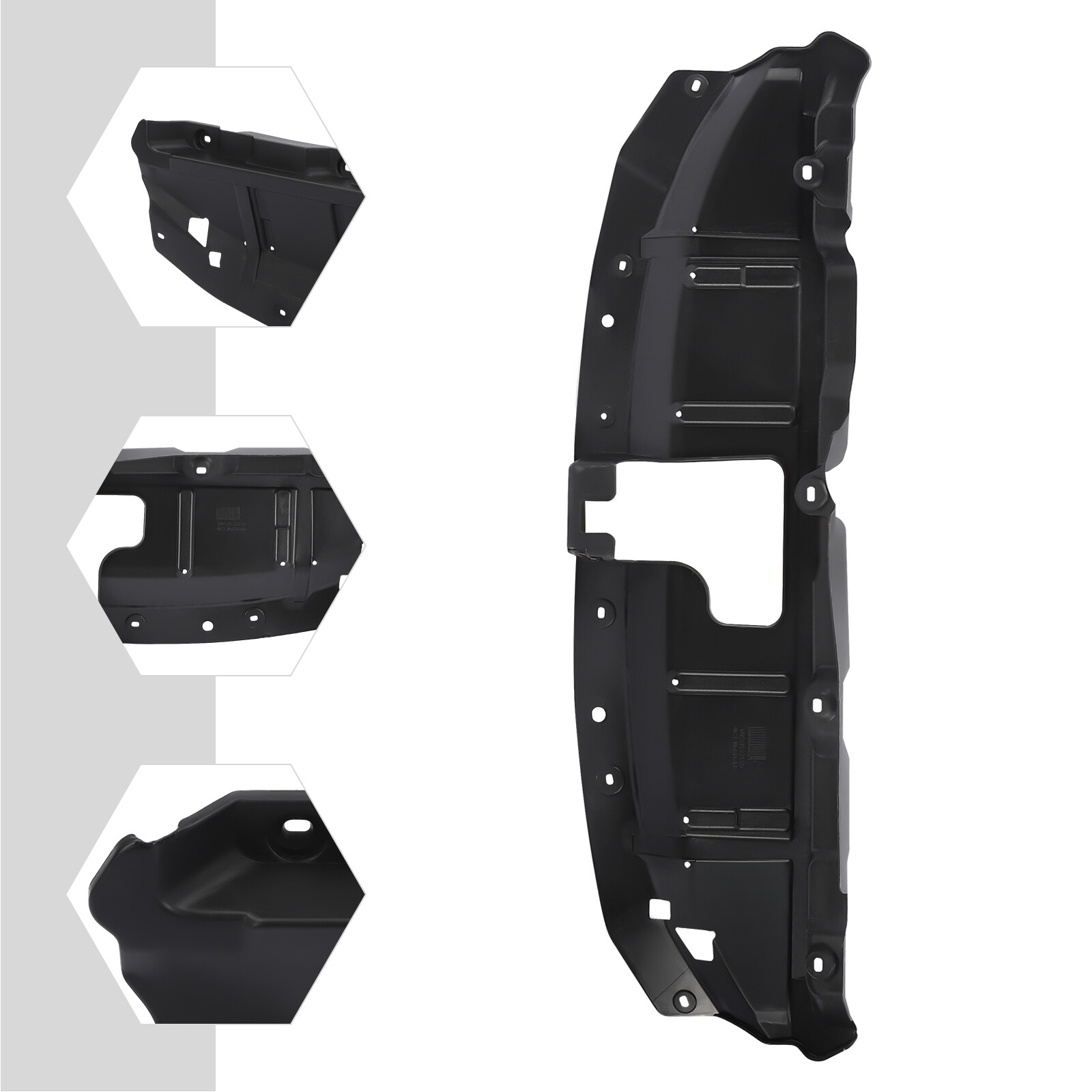 Fits 2021-2023 Nissan Rogue Front Upper Radiator Support Cover Black 62322-6RR0A