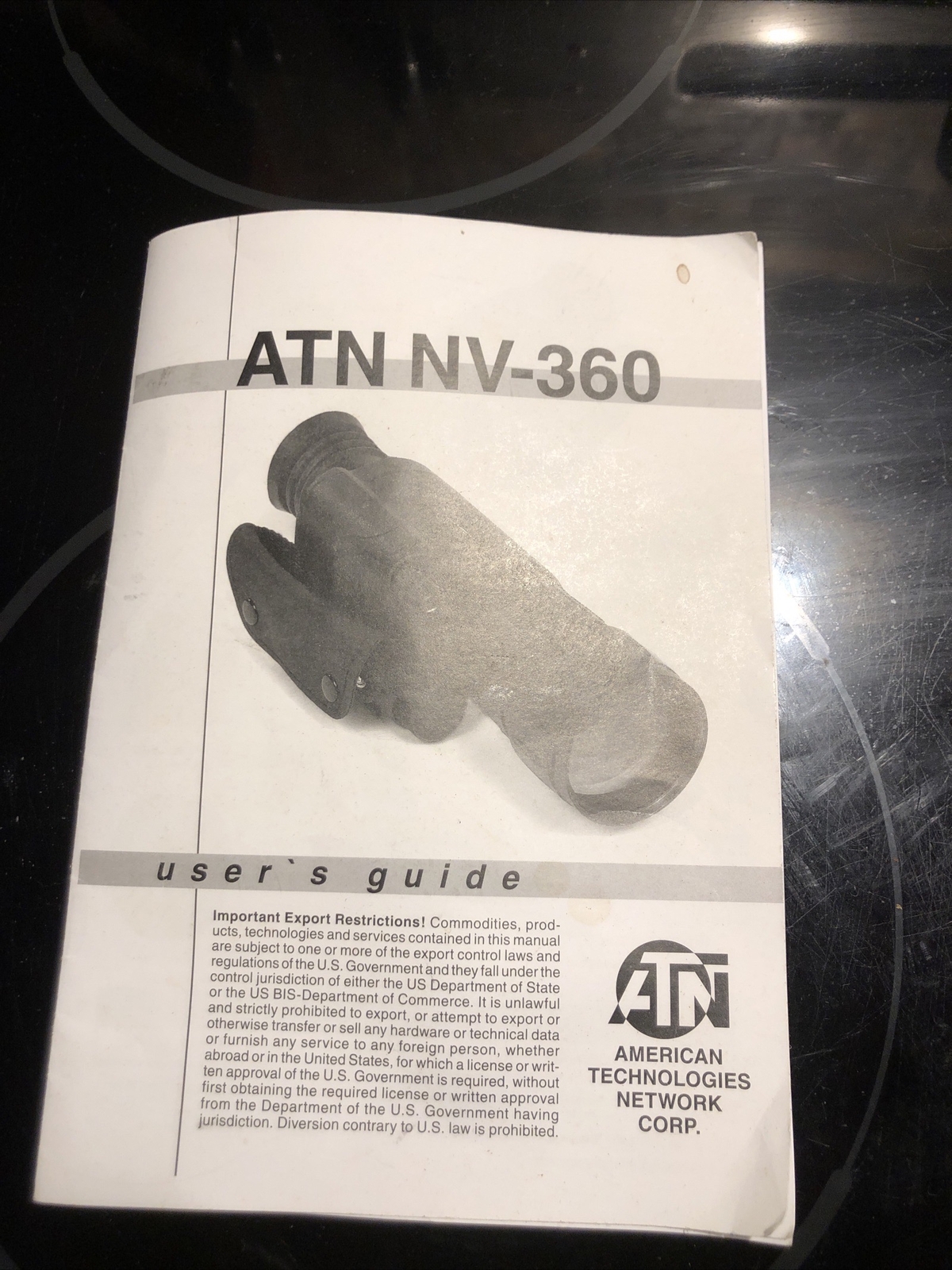 *NEEDS NEW BATTERY* NIGHT VISION Monocular Scope Atn Nv3603x LensCam