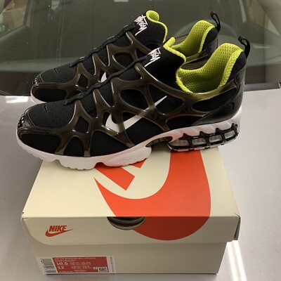 New Size 10.5 Ships ASAP - Nike Air Zoom Spiridon Kukini x Stussy Black 2020