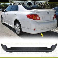 For 2009-2010 Toyota Corolla OE 1 Piece Factory Style Rear Bumper Body Kit Lip