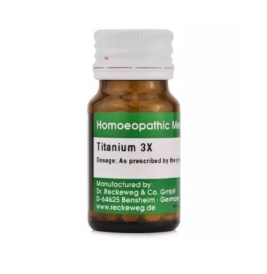 Dr.Reckeweg Germany Homeopathy Titanium 3X (20gm Tablets)