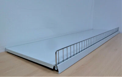 GOEDE24 Frontgitter 100cm H 6,5 cm 10x Gitter neu Einsteckgitter Regale Tegometall Tego