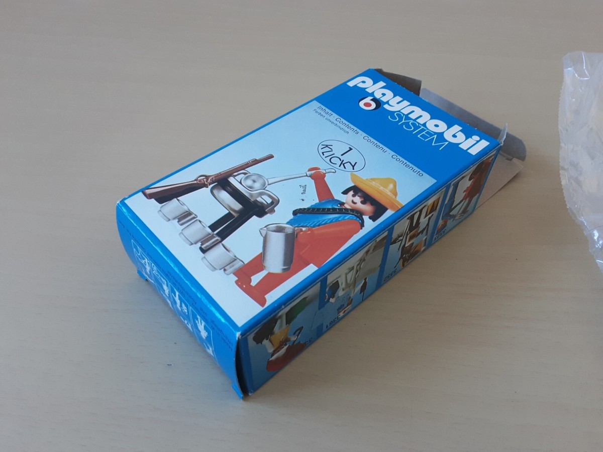 PLAYMOBIL vintage western set 3344 de 1975 mexicain rouge carabine
