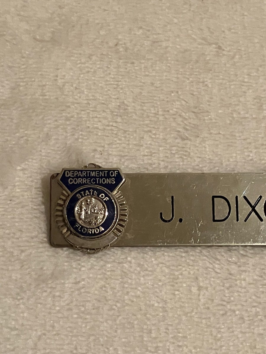 Florida Department of Corrections Prisons Jail Rare Original Metal