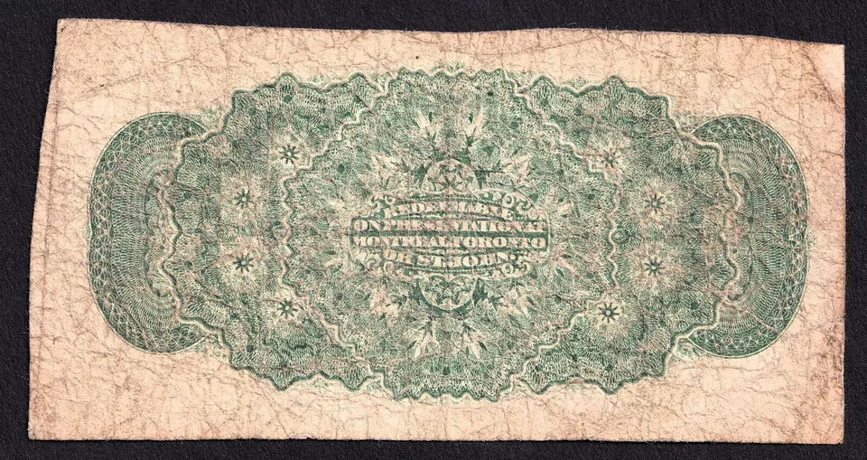 Dominion of Canada 1870 25 Cent Shinplaster Plain Dickinson-Harington - Image 2 of 2