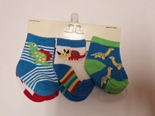 New Baby Pack Of 6 Socks - Dinosaur - 0 To 6 Months - NWT