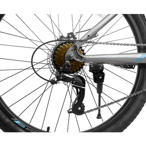 26'' Mountain Bike High Carbon Steel Frame, Mechanical Disc Brakes, 21-Speed - Picture 9 of 24